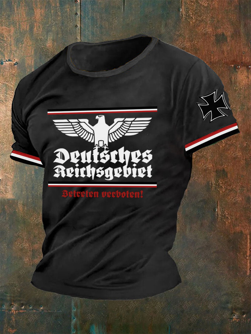 Herren Deutsches Reichs gebiet Betten Verboten T-Shirt