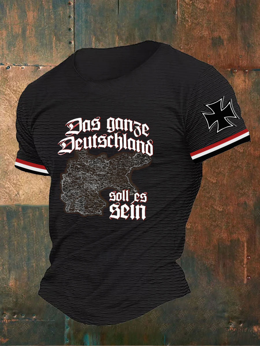 Herren Otto Von Bismarck Das Ganze Deutschland T-Shirt