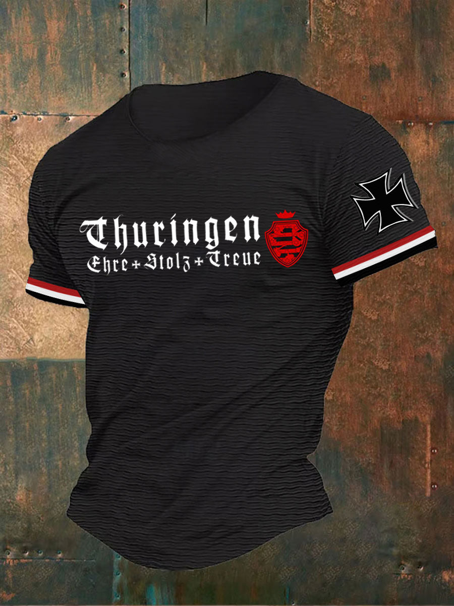Herren-T-Shirt Thü ringen ehre stolz treu