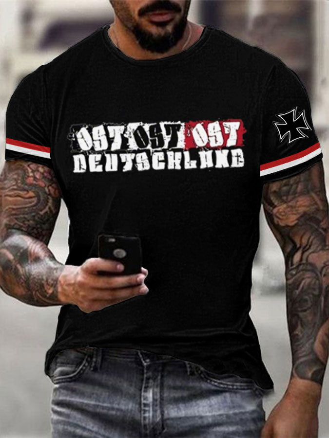 Bedrucktes T-Shirt für Herren Ost Ost deutschland