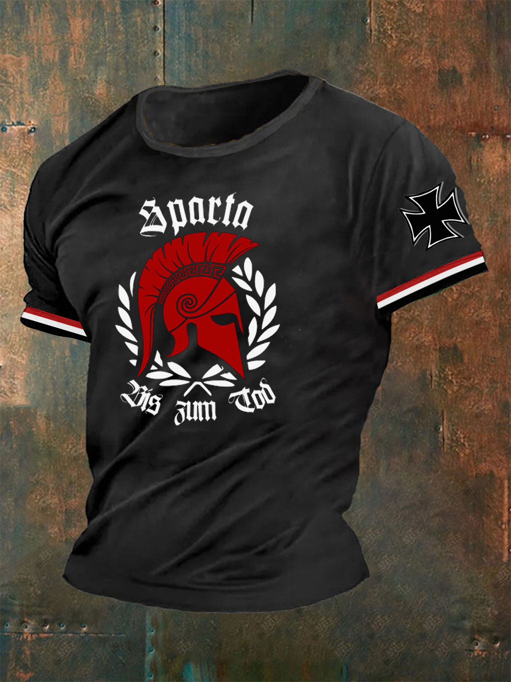 Herren Sparta Bis zum Tod T-Shirt