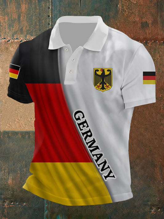 Polos hirt mit deutscher Flagge für Männer