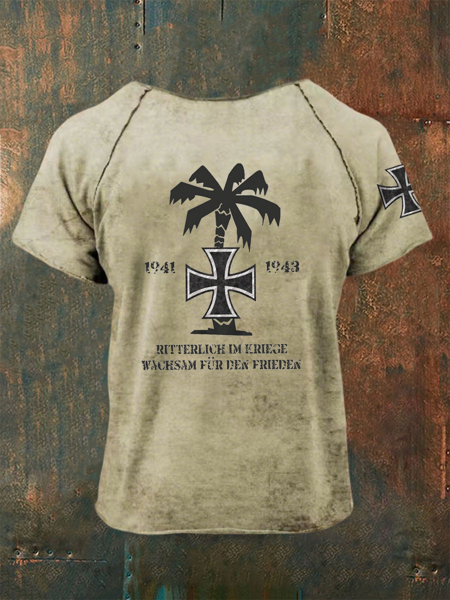 Kurzarm-T-Shirt für Herren DAK Palm bedruckt