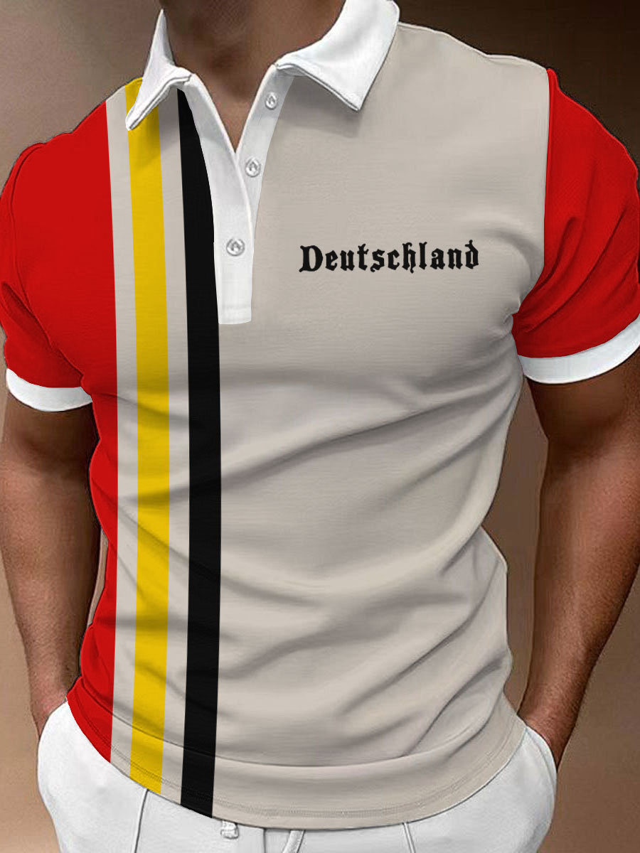 Männer Deutschland lässig Polo Shirt