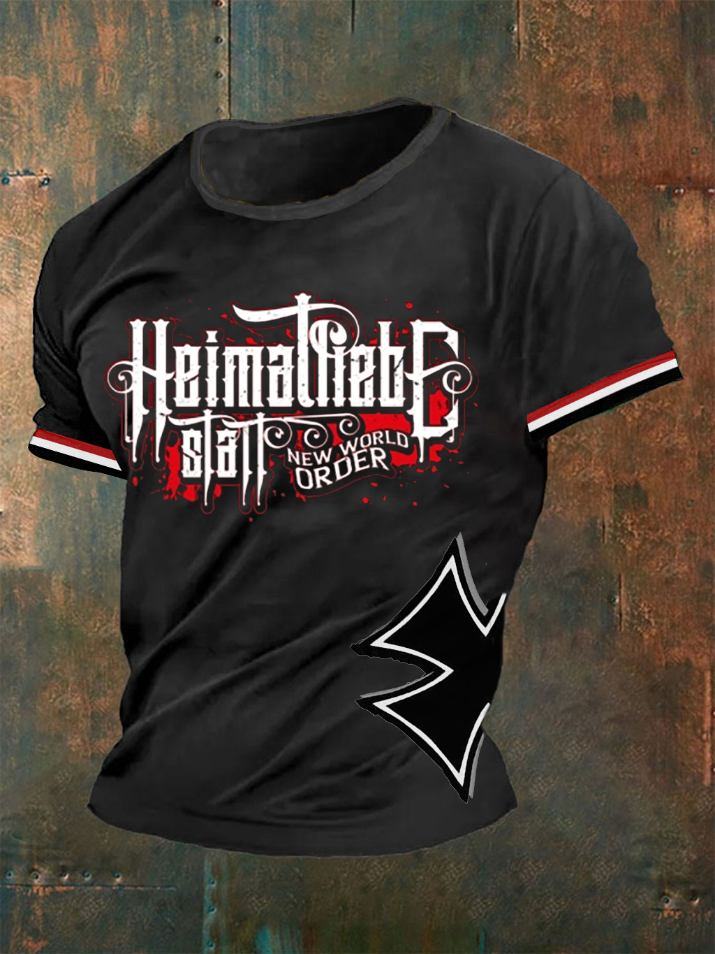 Herren Heimat liebe Statt Neue Weltordnung T-Shirt