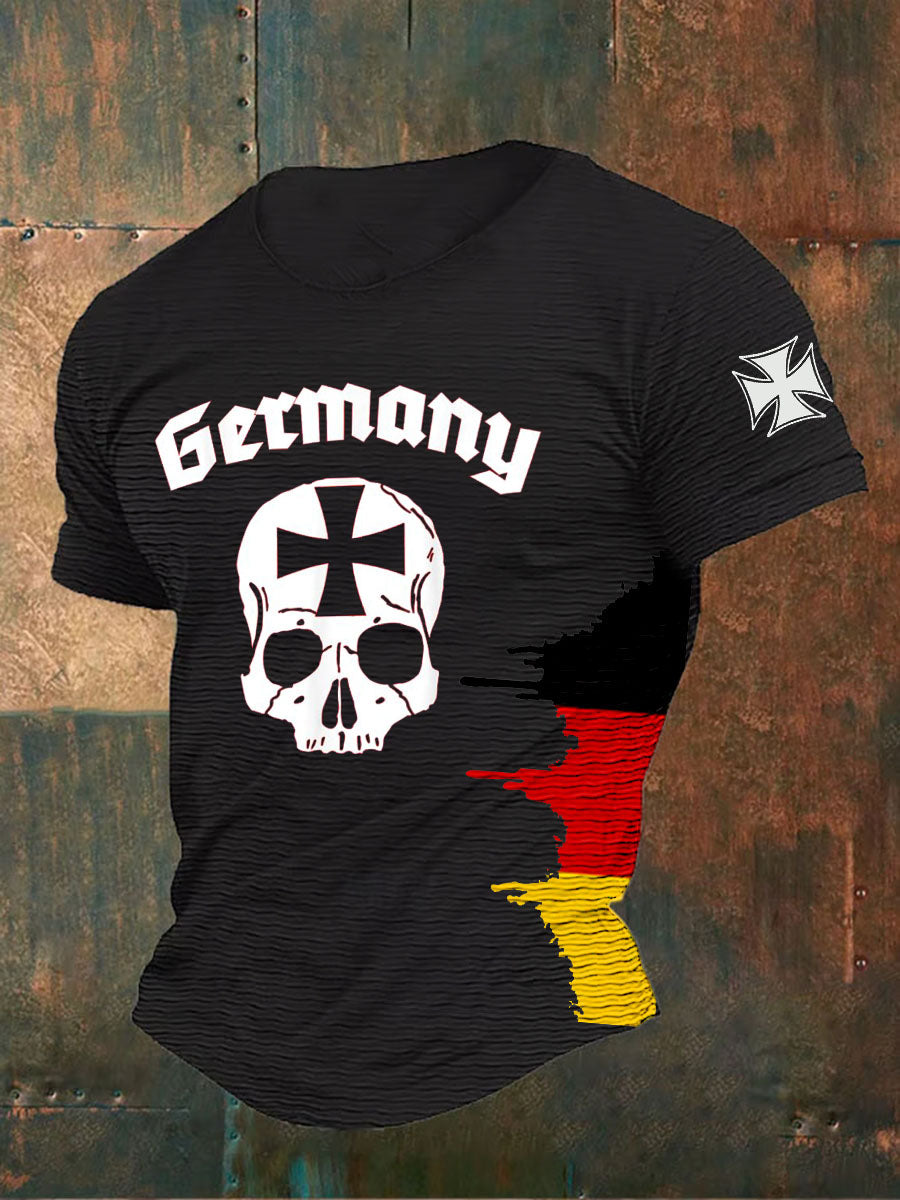 Deutschland Print T-Shirt für Männer