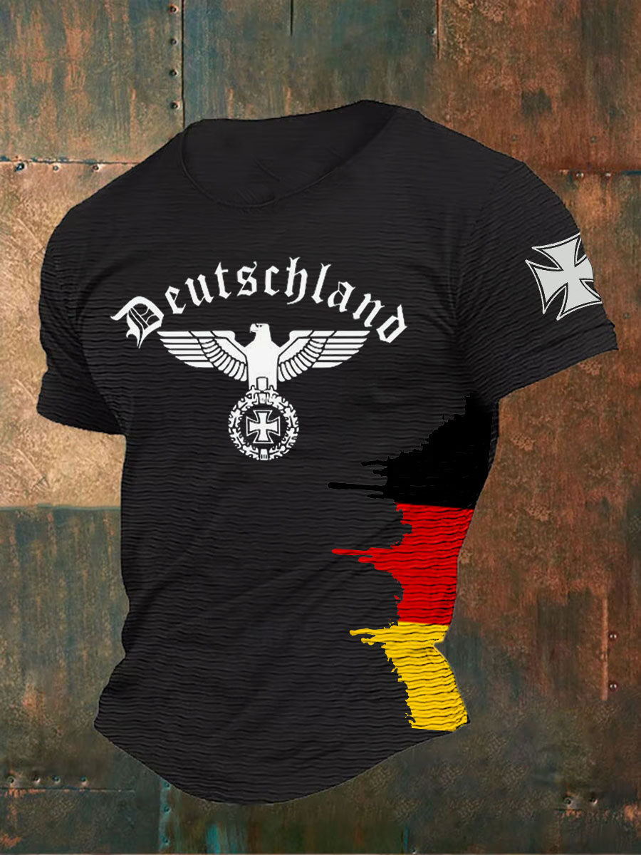 Männer Deutschland gedruckt T-Shirt