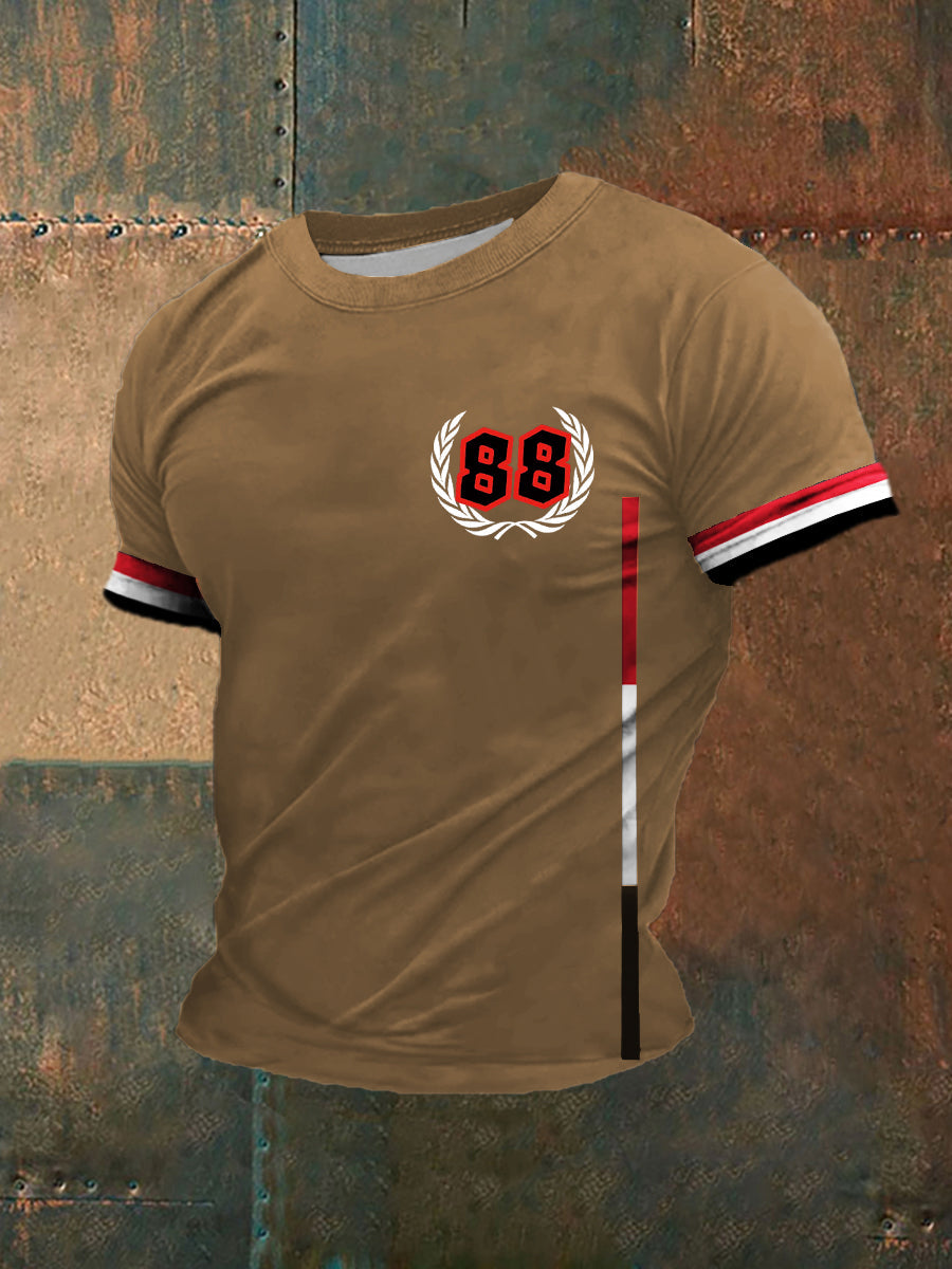 Männer Deutschland 88 bedrucktes Kurzarm-T-Shirt