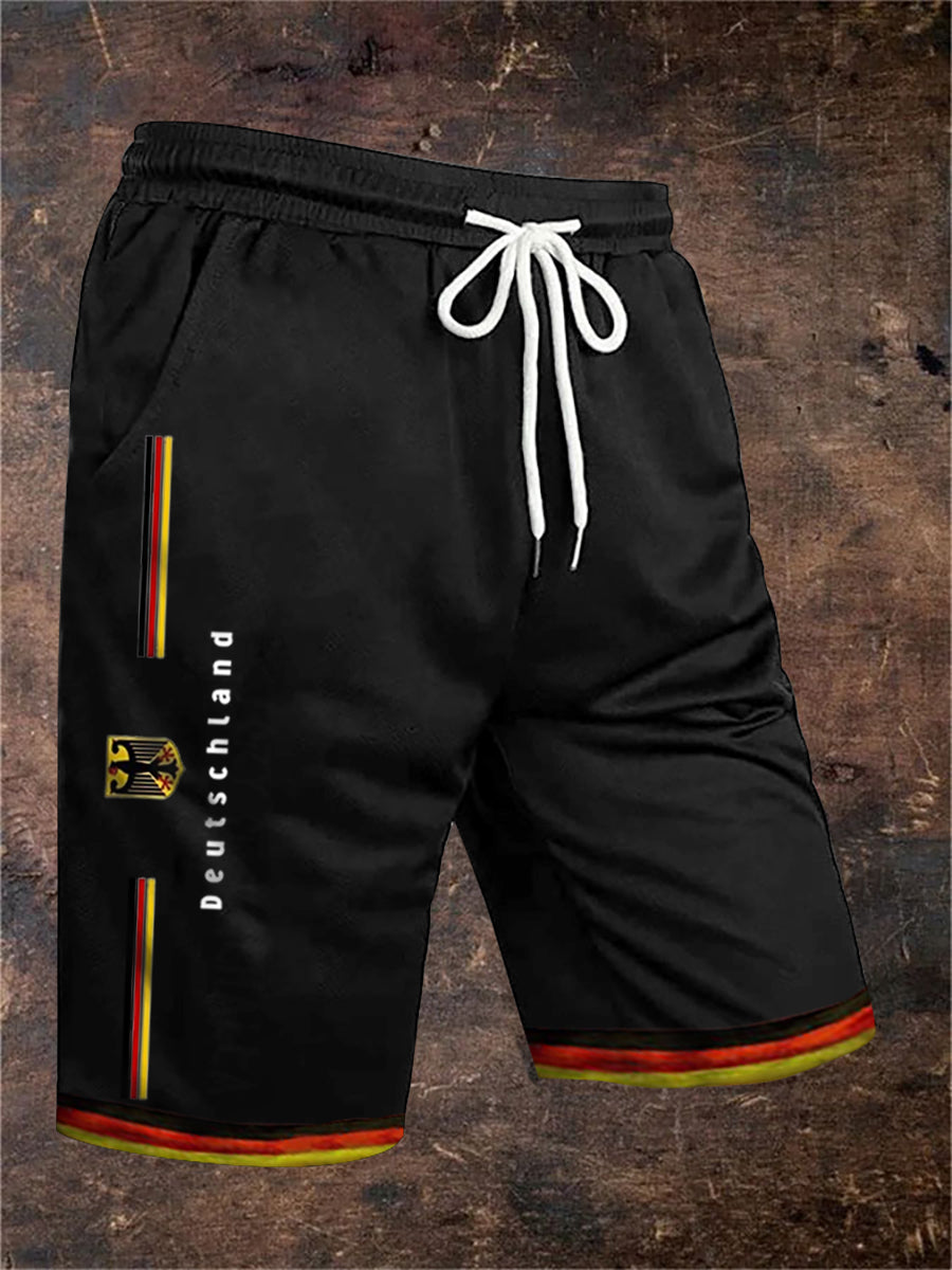 Deutschland bedruckte Herren-Shorts