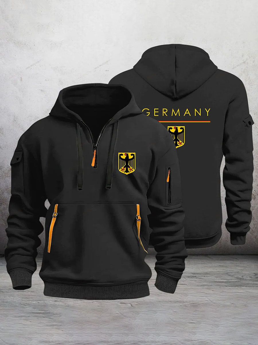 Deutschland bedruckter Hoodie für Herren