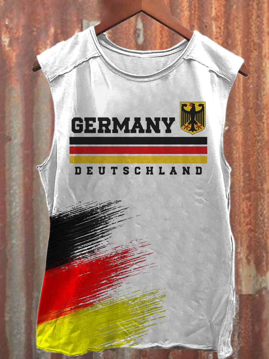 Deutschland bedrucktes Oberteil für Herren