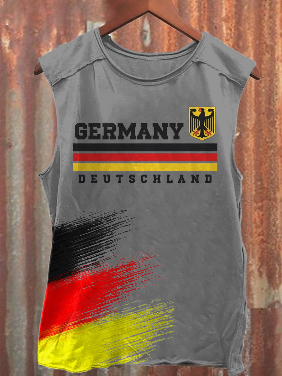 Deutschland bedrucktes Oberteil für Herren