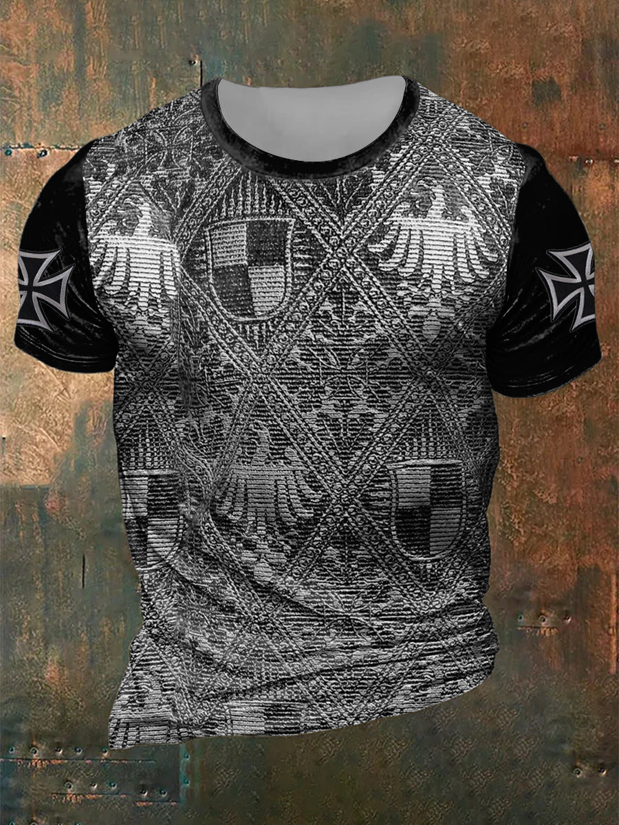 Deutschland bedrucktes Kurzarm-T-Shirt für Männer