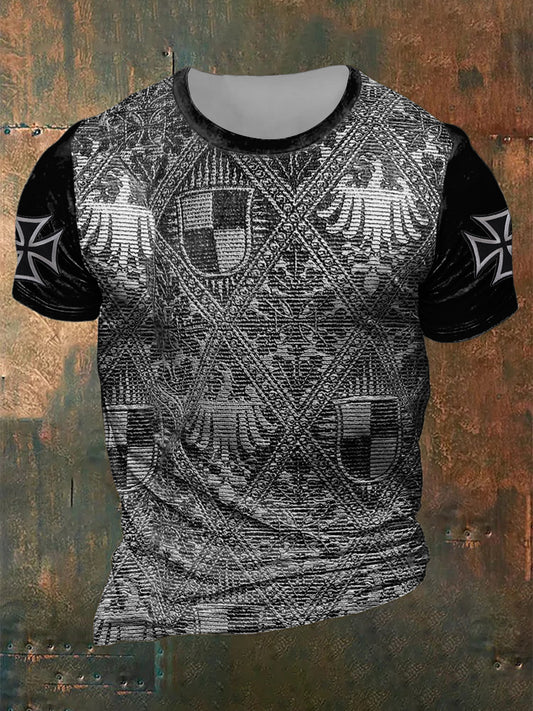 Deutschland bedrucktes Kurzarm-T-Shirt für Männer