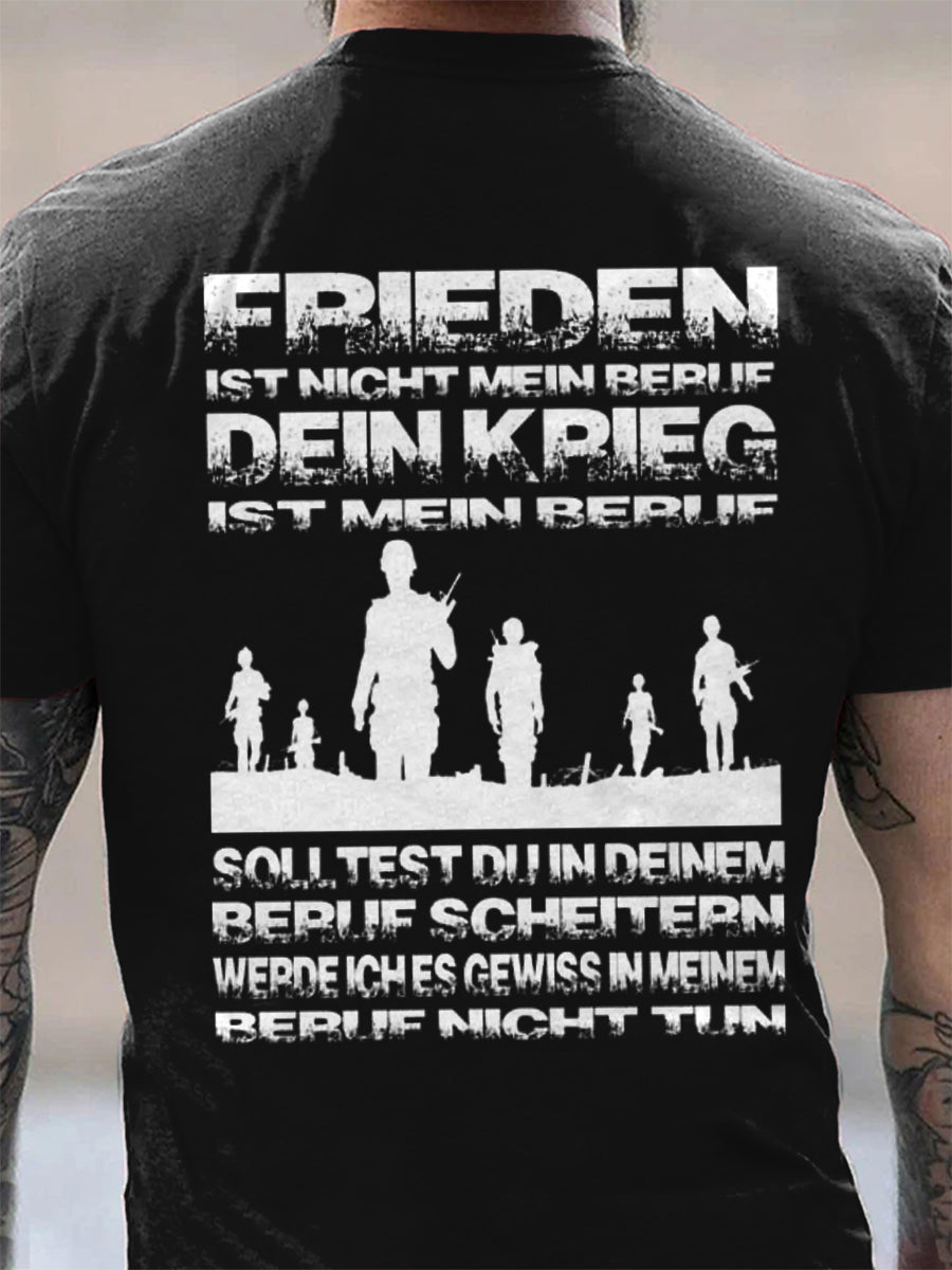 Männer Deutschland stolz bedruckt Kurzarm T-Shirt