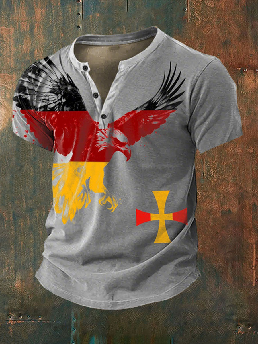 Deutschland bedrucktes Kurzarm-T-Shirt für Männer