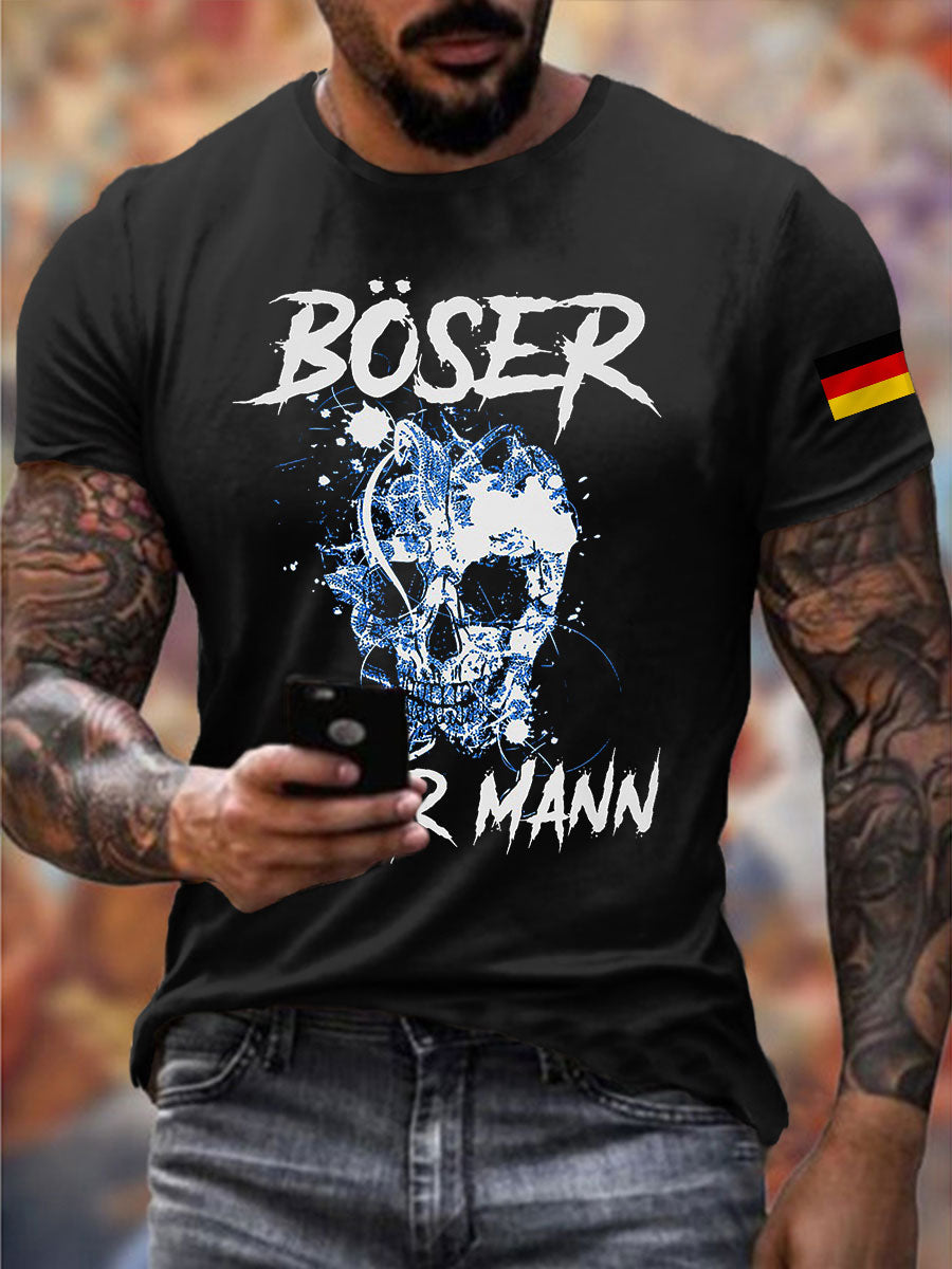 Men's Böser Alter Mann Print T-shirt