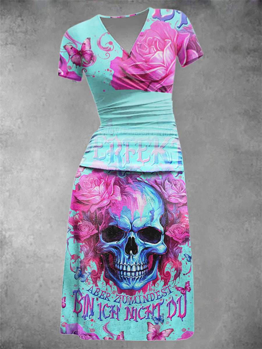 Damen BIN ICH NICHT DU Bedrucktes Kleid