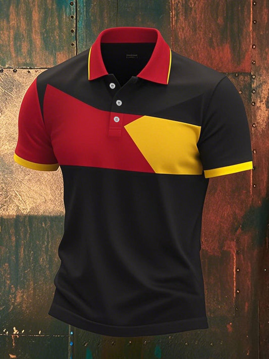 Männer Deutschland lässig Polo Shirt