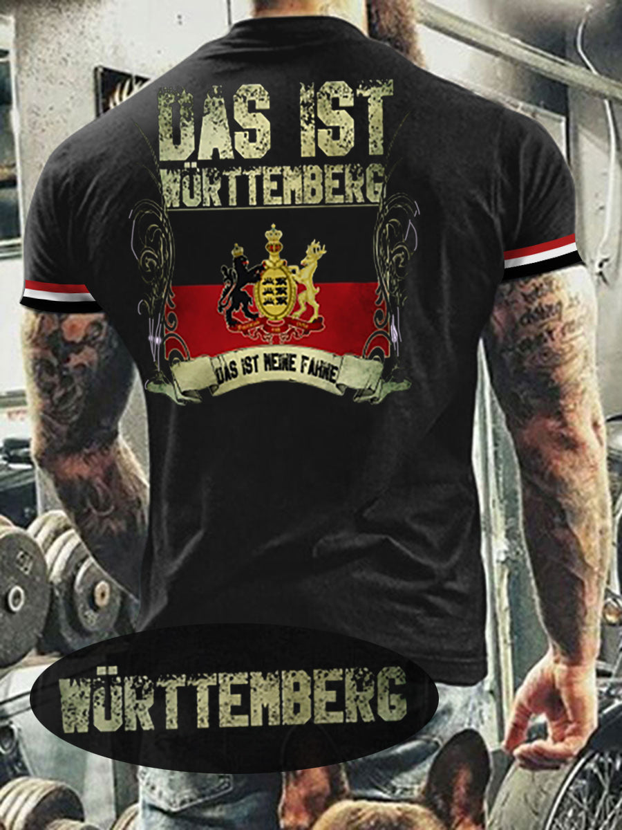 Herren T-Shirt Meine Fahne Württ emberg