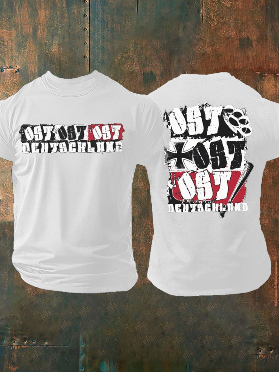 Herren Ost Ost Ost Ost Deutschland T-Shirt