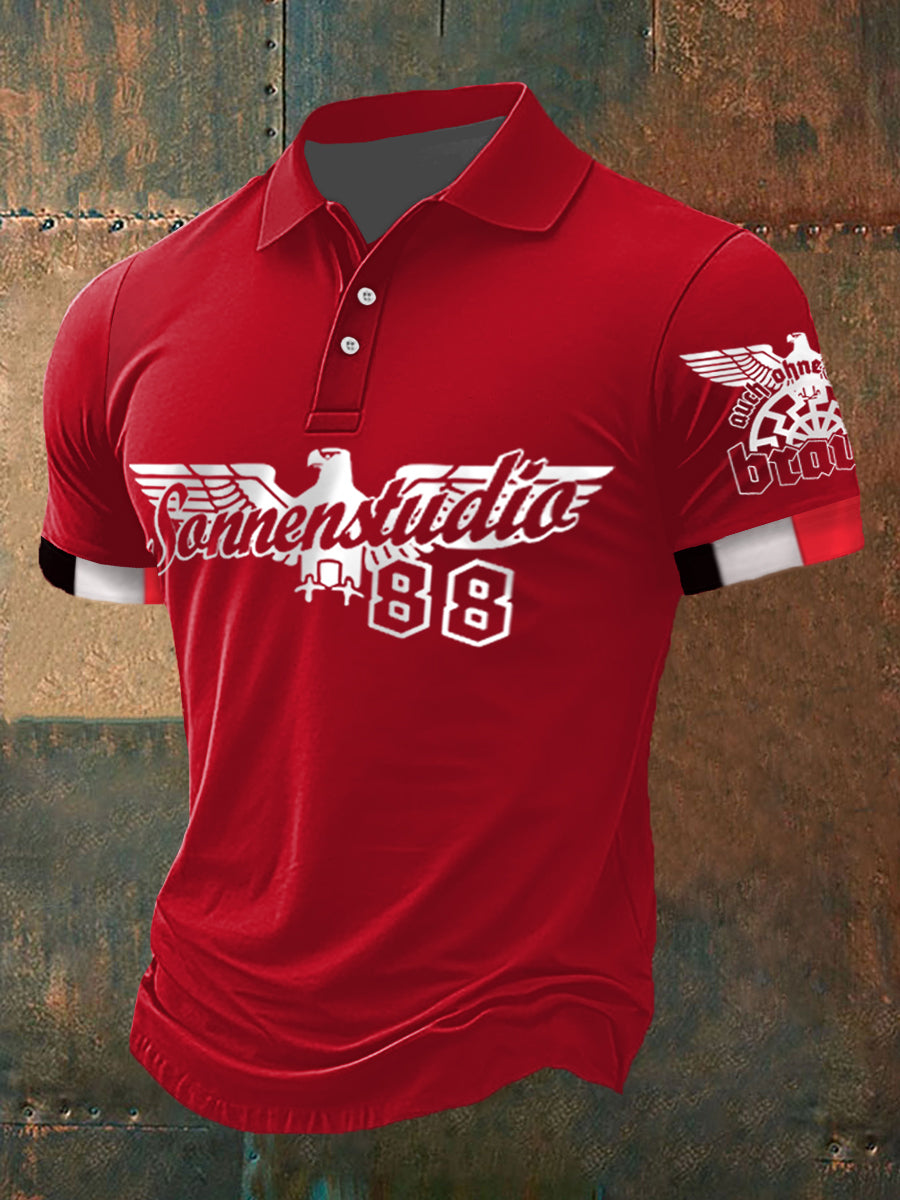 Männer Auch ohne Sonne Braun 88 Kurzarm Shirt