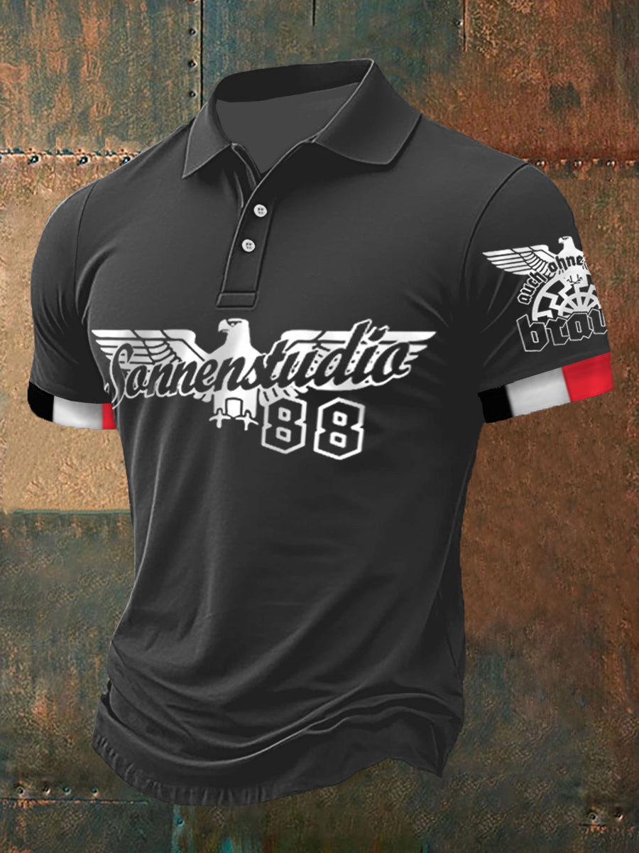 Männer Auch ohne Sonne Braun 88 Kurzarm Shirt