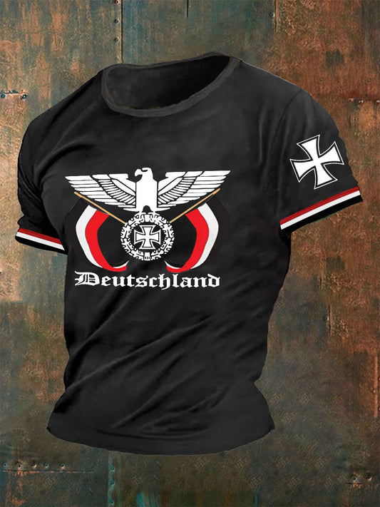 Herren Deutschland Reichs adler Ewige Treue T-Shirt