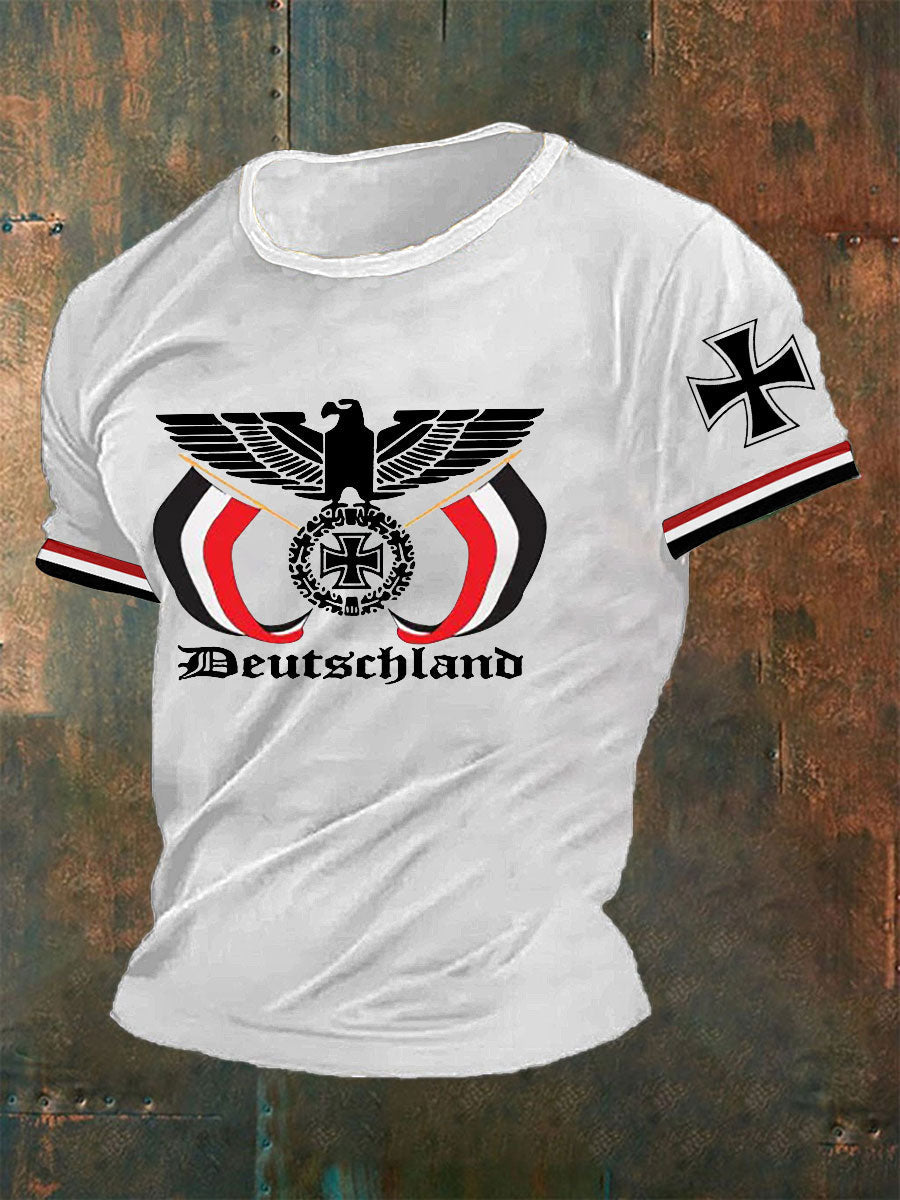 Herren Deutschland Reichs adler Ewige Treue T-Shirt