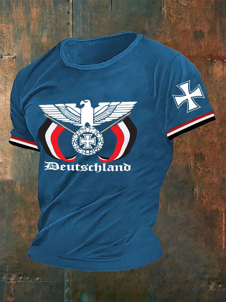 Herren Deutschland Reichs adler Ewige Treue T-Shirt