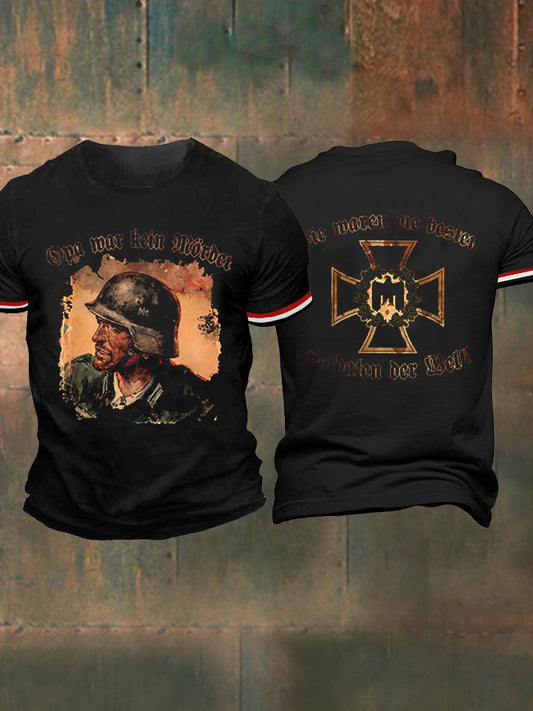 Opa War Kein Mörder bedrucktes Kurzarm-T-Shirt für Männer