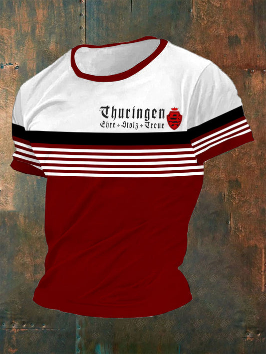 Herren-T-Shirt Thü ringen ehre stolz treu