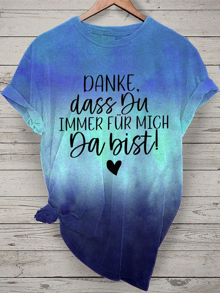 Damen Muttertag Geschenk Kurzarm T-Shirt