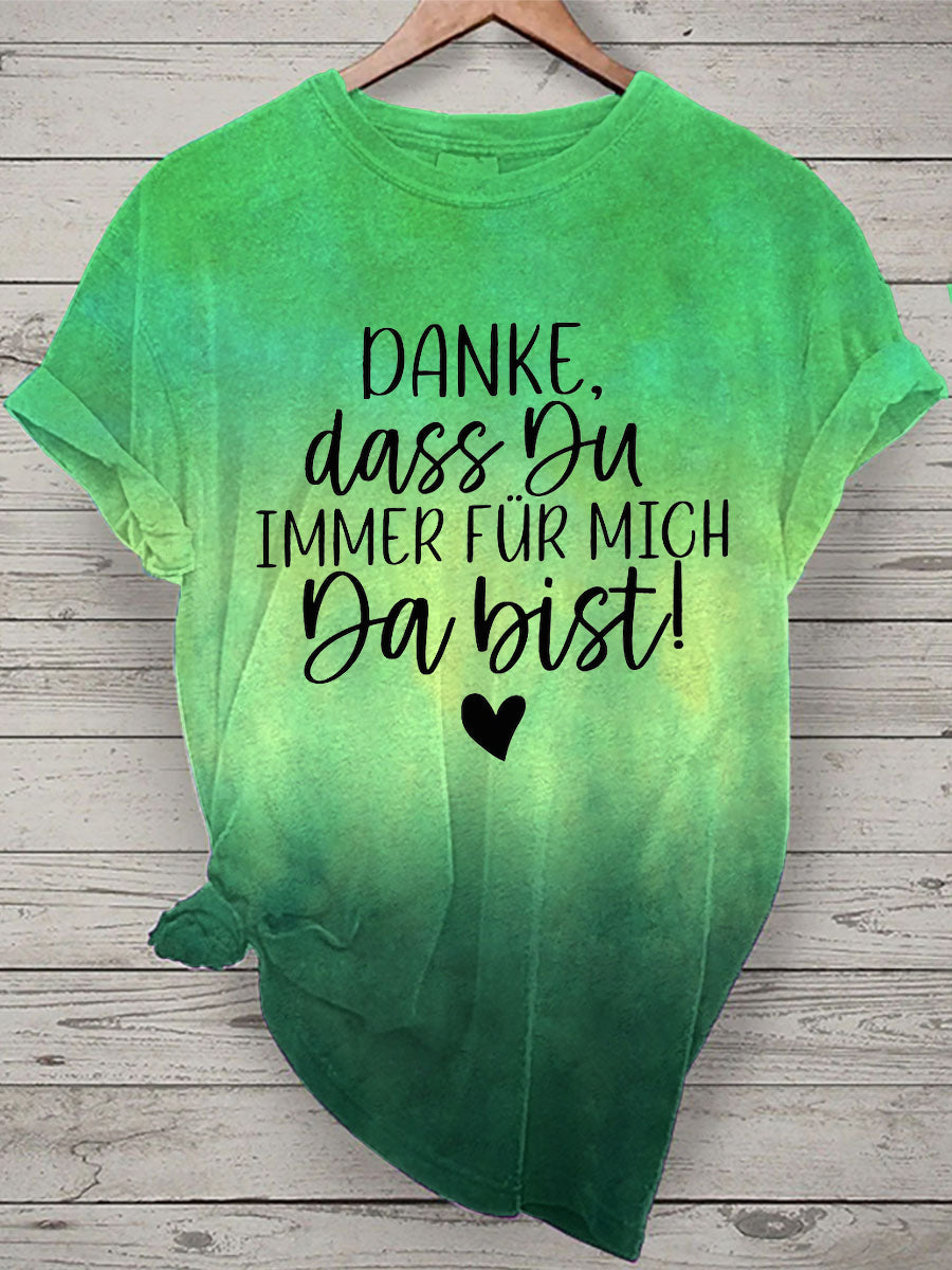Damen Muttertag Geschenk Kurzarm T-Shirt