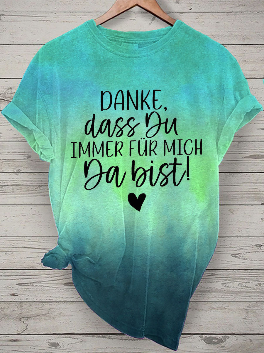 Damen Muttertag Geschenk Kurzarm T-Shirt