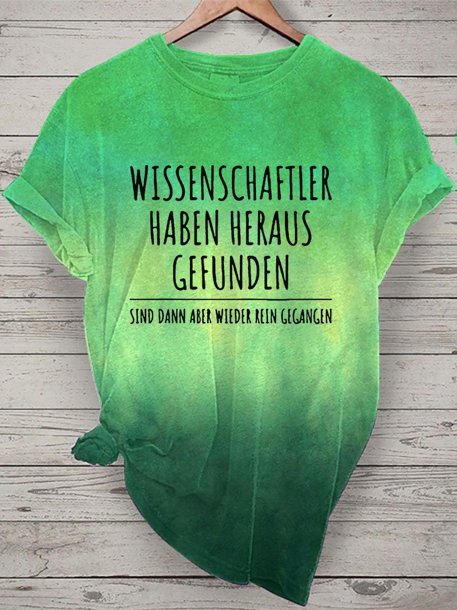Damen Lustiger Spruch Wissenschaft ler Bachelor Master Frauen Bedrucktes T-Shirt