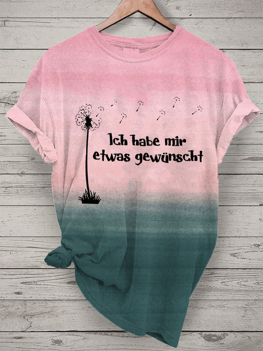 Damen T-Shirt Ich Habe Mir Etwas Gewünschtvkurz ärmel iges T-Shirt