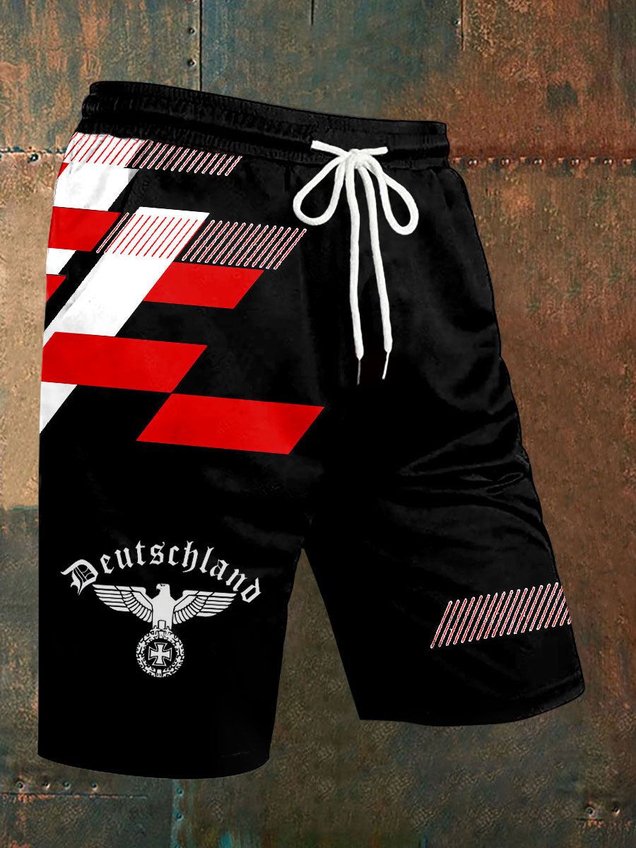 Männer Männer Deutschland geduckt Shorts