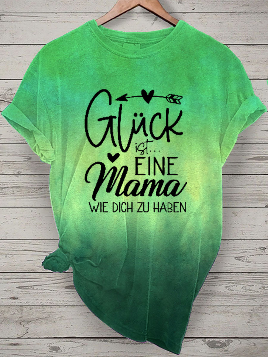 Damen Muttertag Geschenk Kurzarm T-Shirt