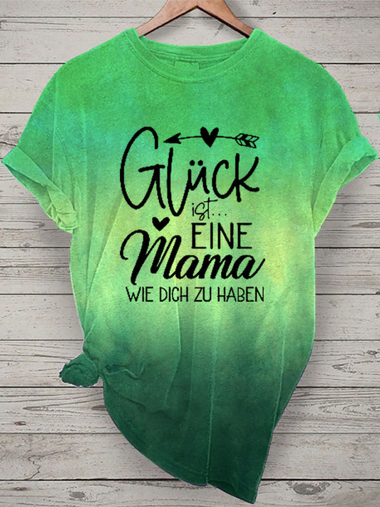 Damen Muttertag Geschenk Kurzarm T-Shirt