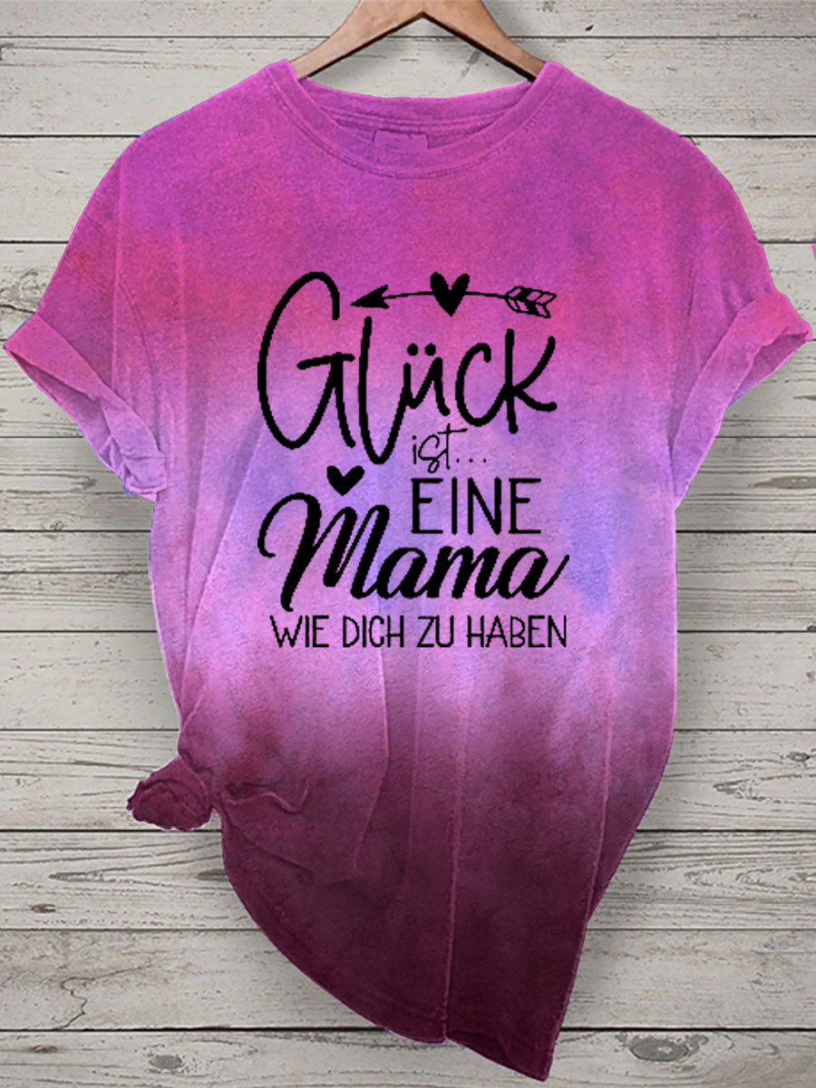 Damen Muttertag Geschenk Kurzarm T-Shirt