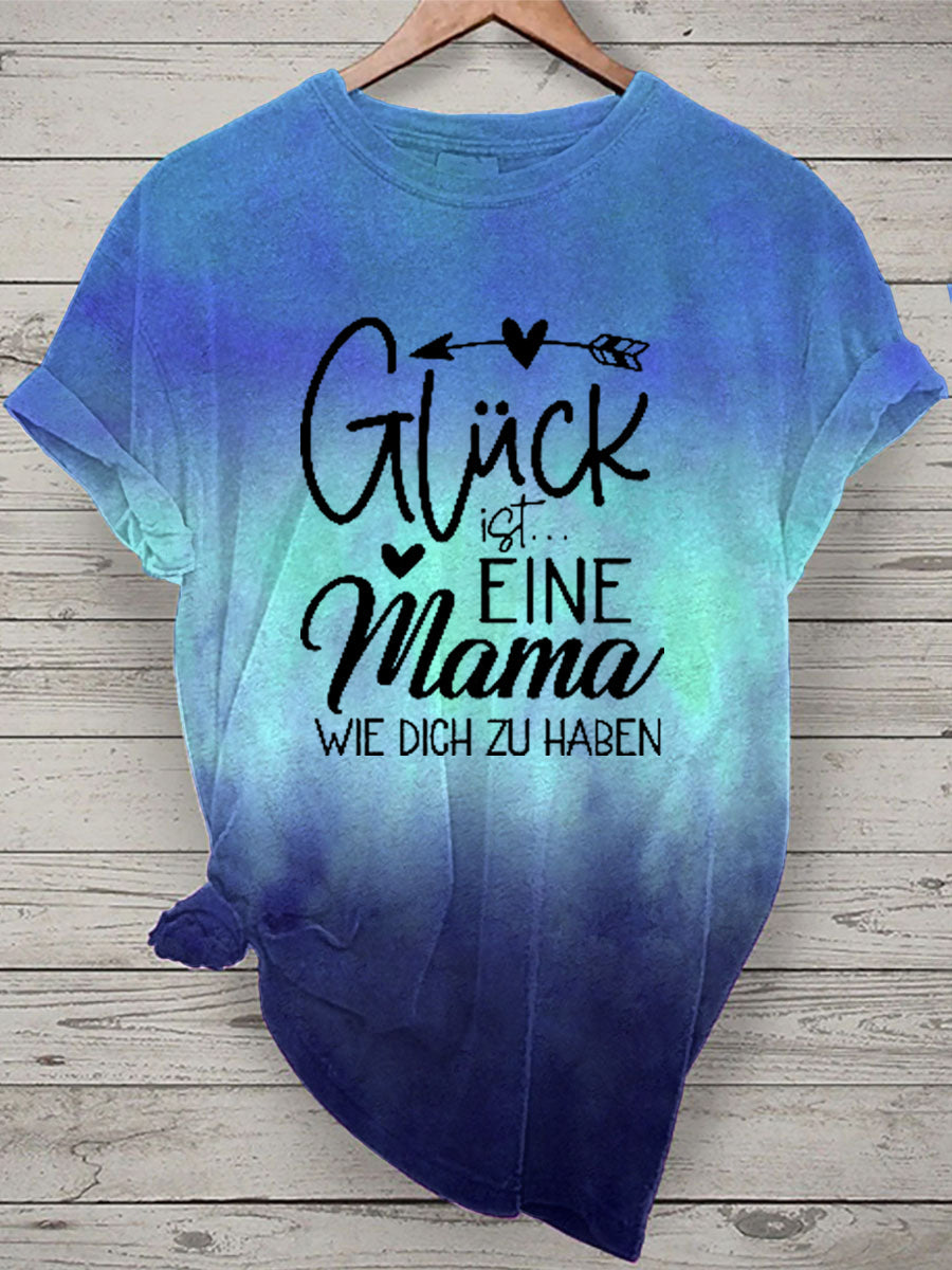 Damen Muttertag Geschenk Kurzarm T-Shirt