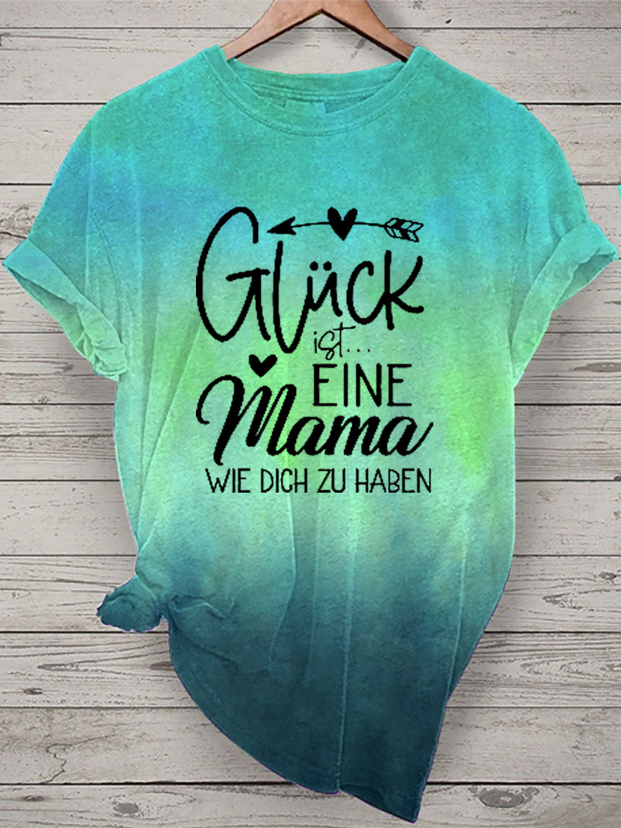 Damen Muttertag Geschenk Kurzarm T-Shirt