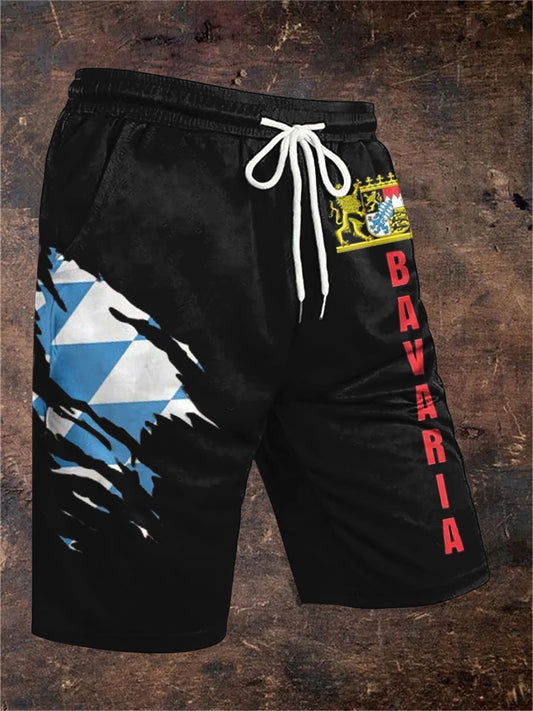 Herren Bavaria Print Shorts