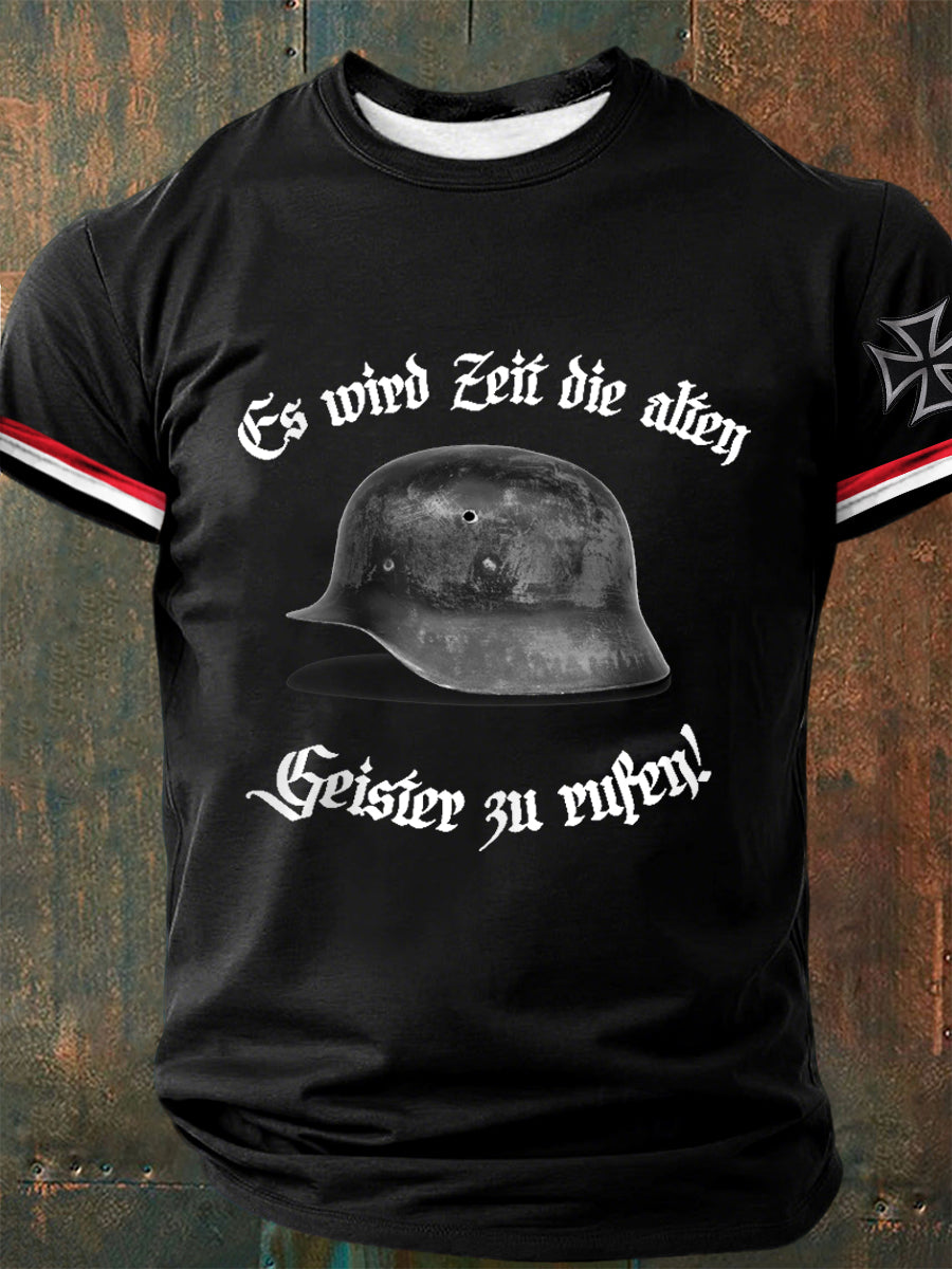 Herren Es wird Zeit die alten Geister zu rufen! Bedrucktes T-Shirt