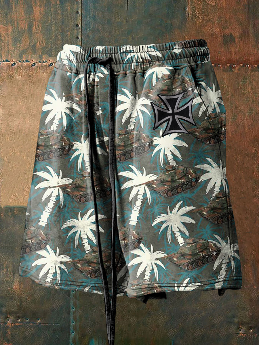 Herren Schützen panzer Marder Print Shorts