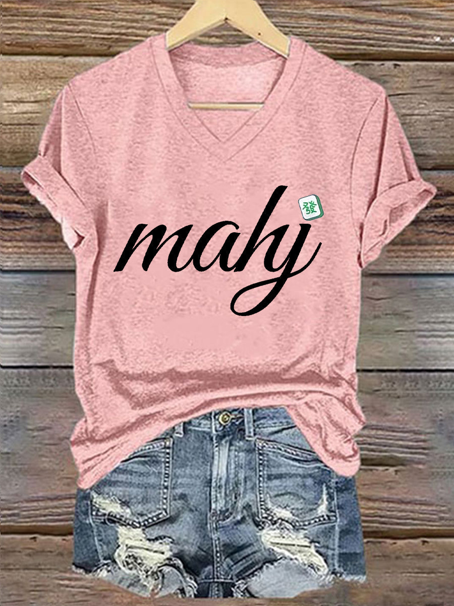 Frauen Mahjong T-Shirt