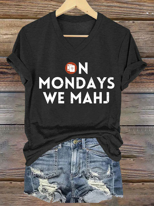 Frauen Mahjong T-Shirt