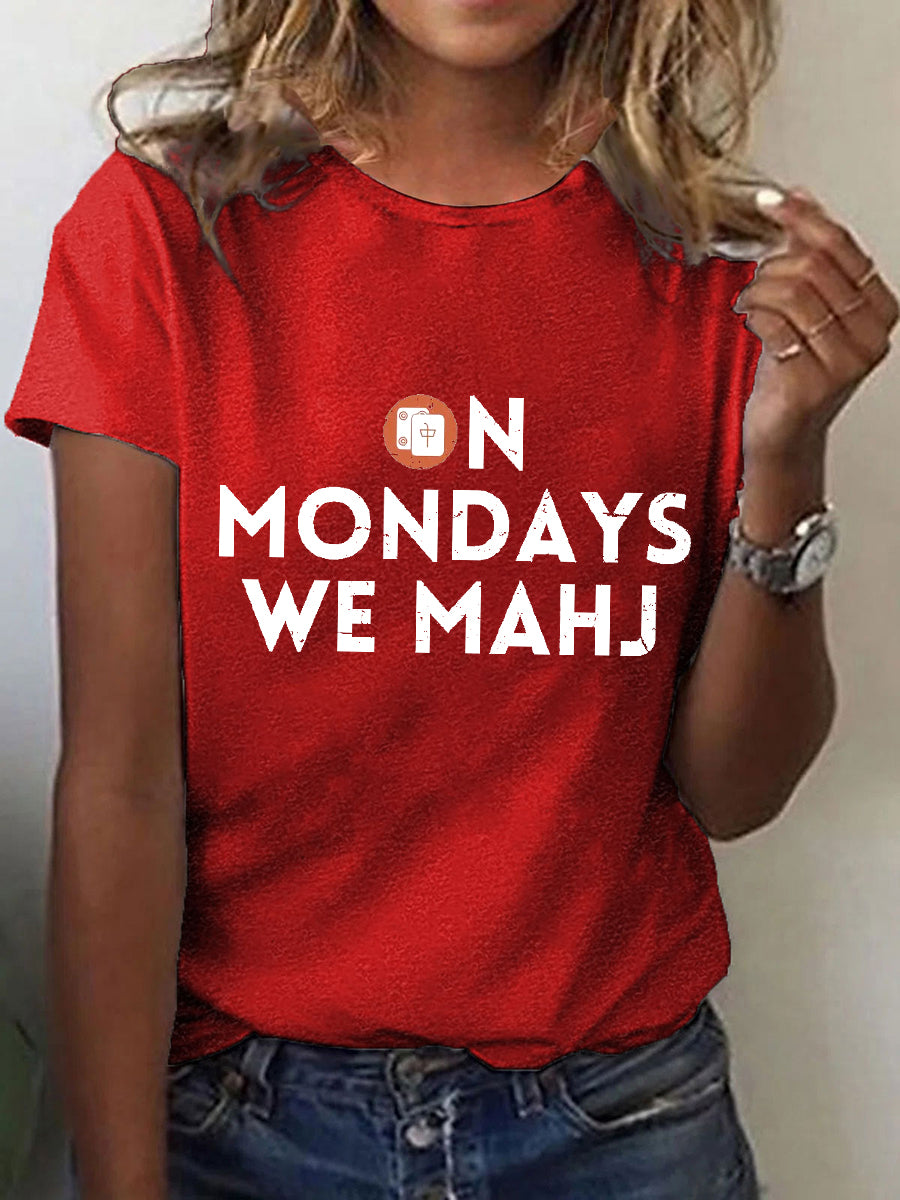 Frauen Mahjong T-Shirt