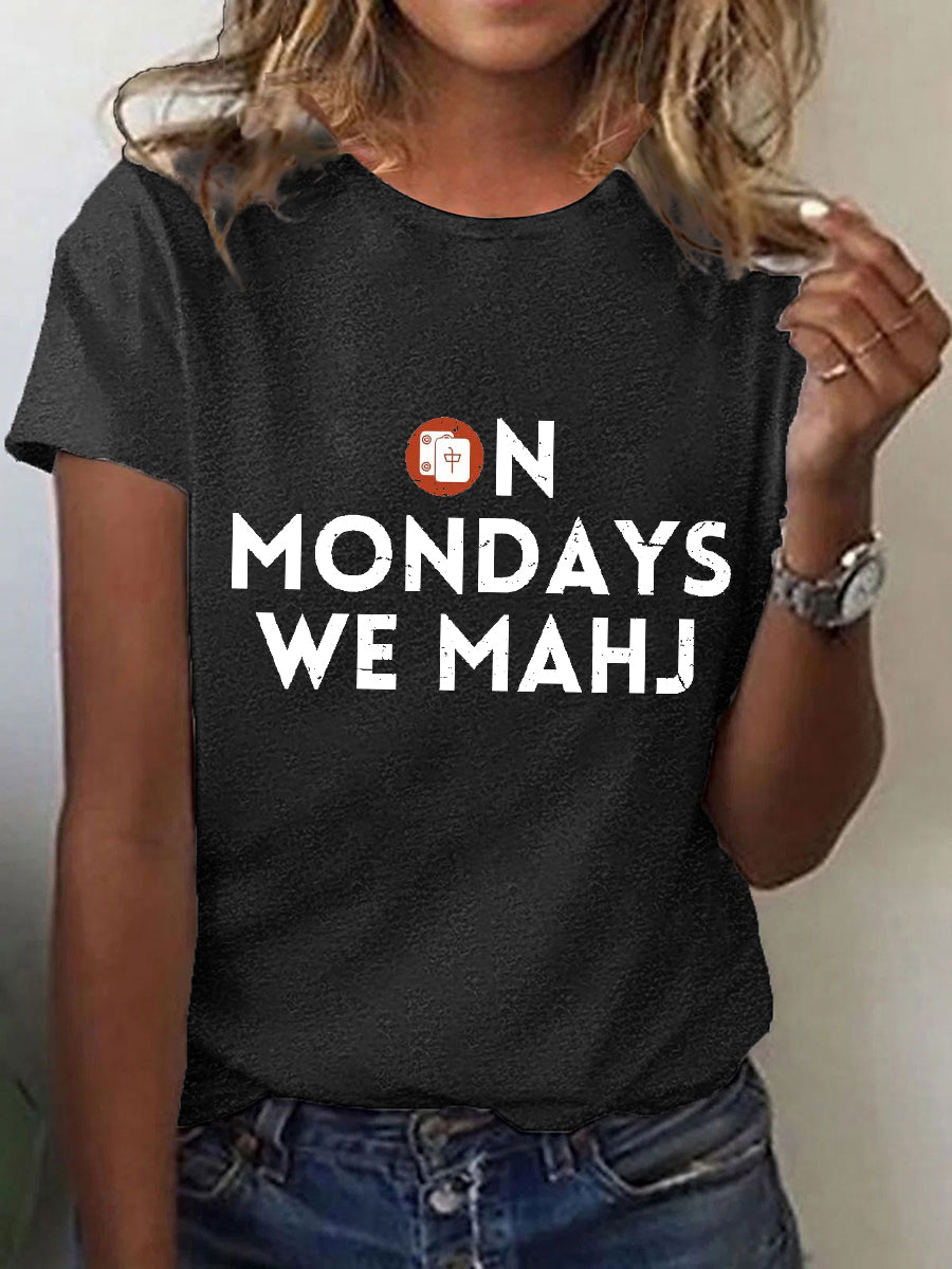 Frauen Mahjong T-Shirt